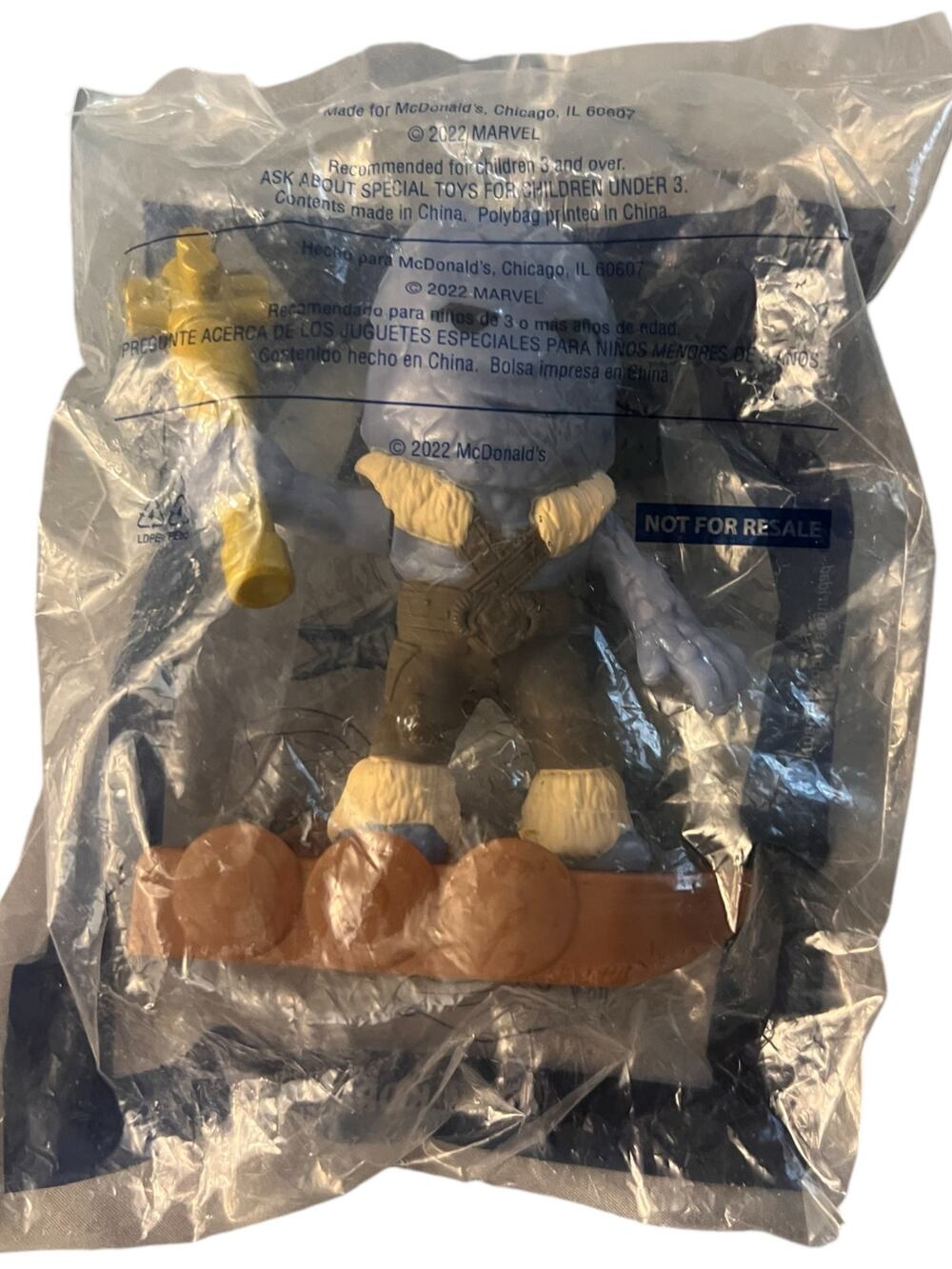 McDonald's Happy Meal Toy Thor Love and Thunder Korg Marvel 2022  # 7 New